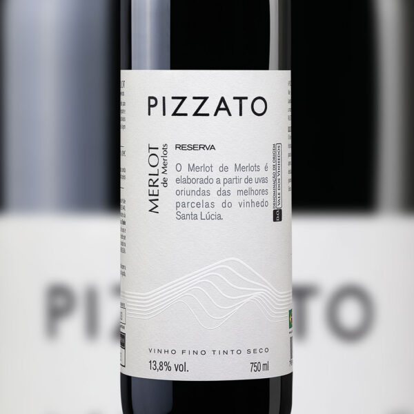 PIZZATO MERLOT RESERVA 750ML - VINHO TINTO SECO FINO - Image 4